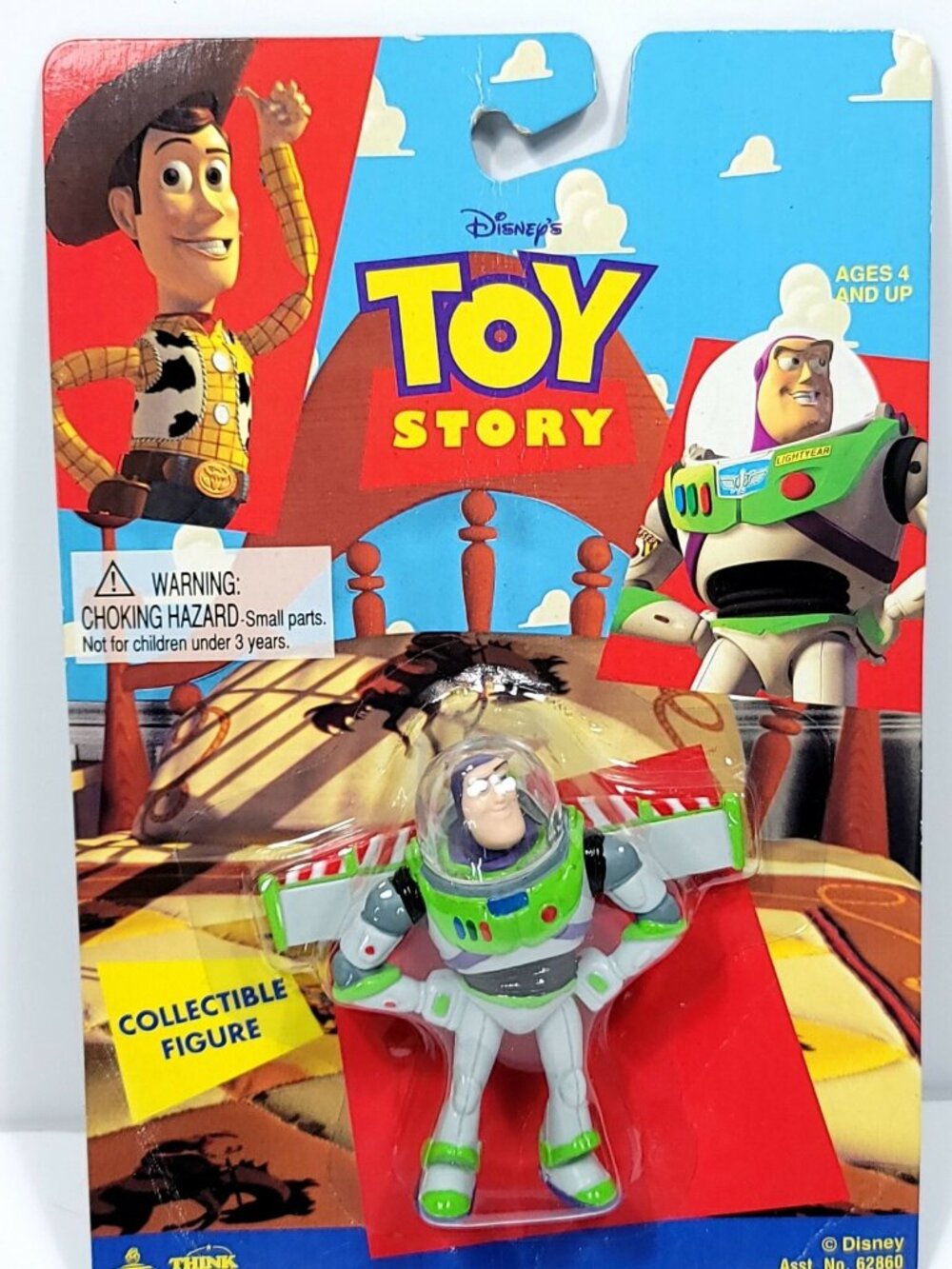 Toy Story Rare 1995 Thinkway BUZZ LIGHTYEAR Bendable Figure! New